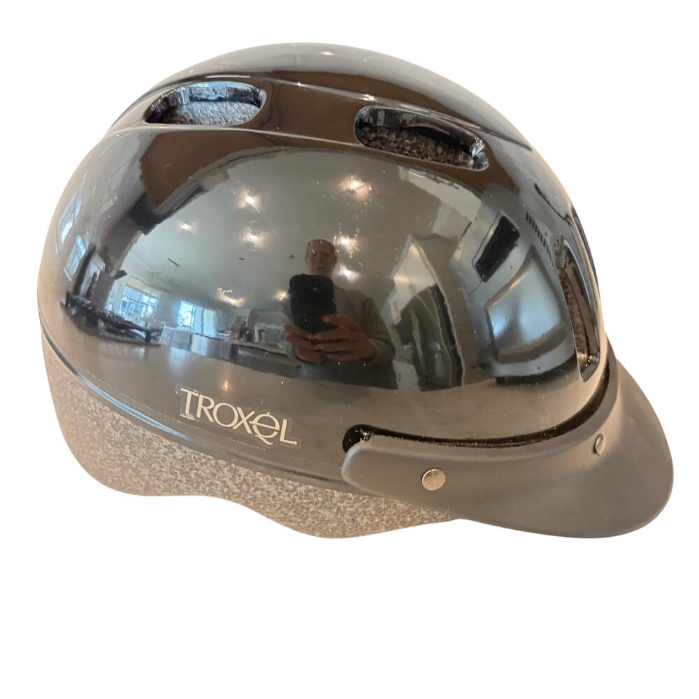 Troxel Black Equestrian Riding Helmet Womens Size XS